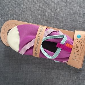 Fitkick Kids Indoor Outdoor Slip On Slipper Shoes Flexible Purple Lavender Child